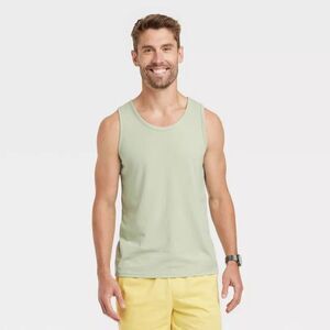 NWT- Goodfellow- men’s green classic fit tank size large